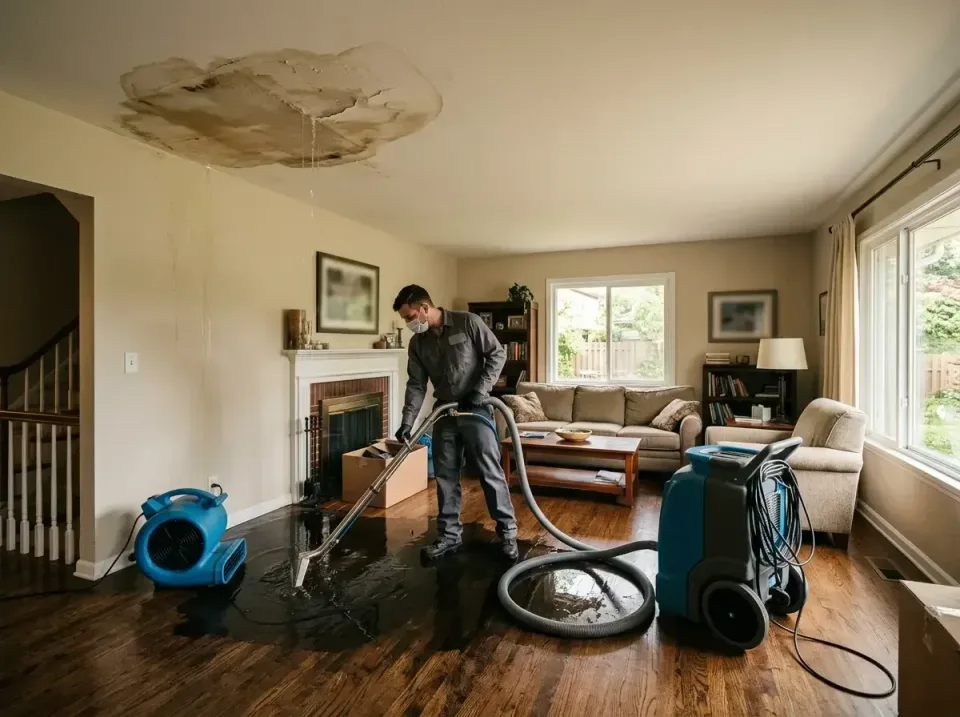 attic-pipe-burst-ceiling-drip-008 — frequently asked questions, Water Damage Restoration & Carpet Care in Noroton Heights, CT